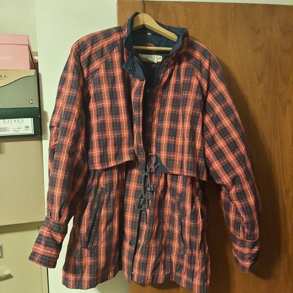 Vintage Architect Jacket Red/Black Mix Size M PreLoved Good Condition Defect